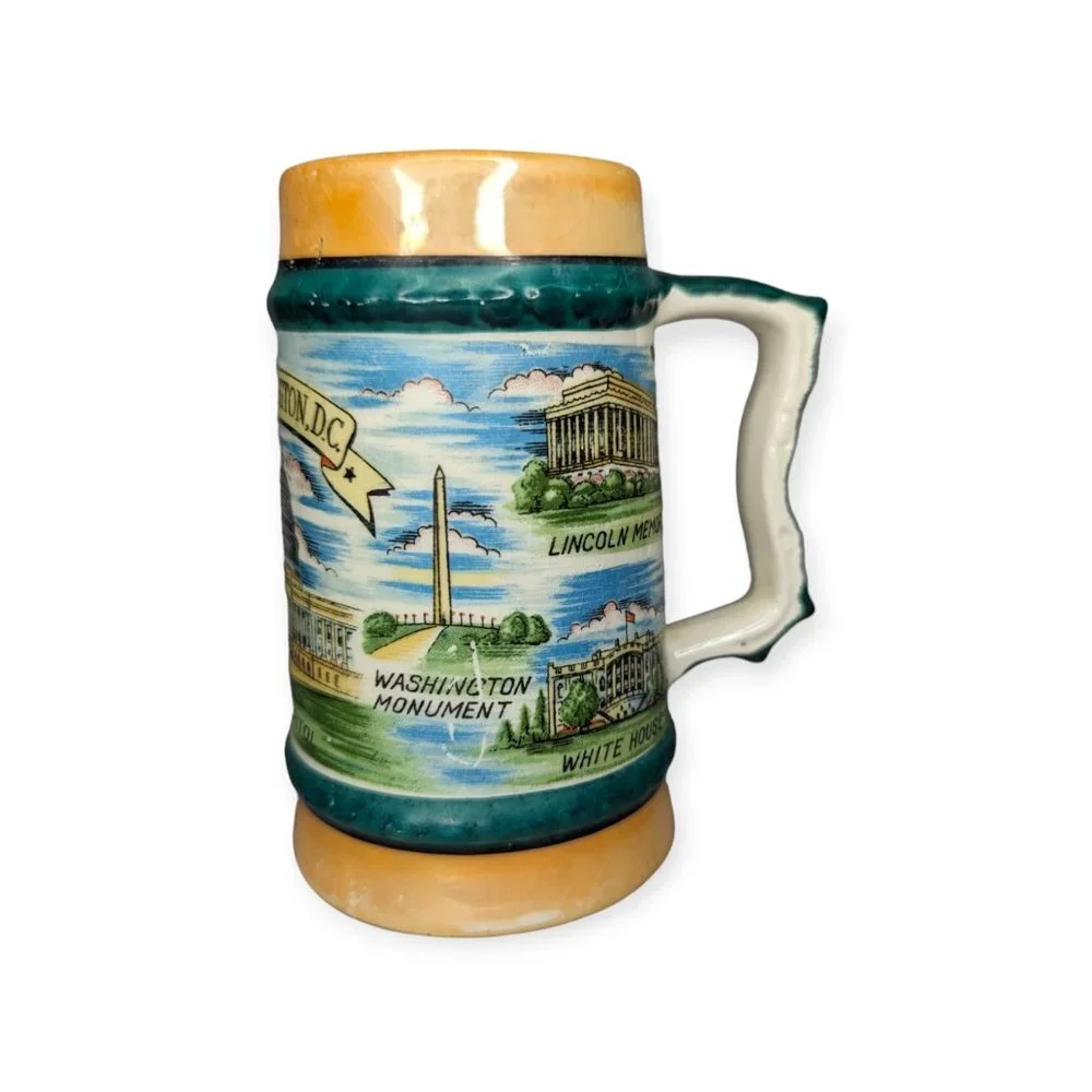 Washington DC Miniature Ceramic Beer Stein